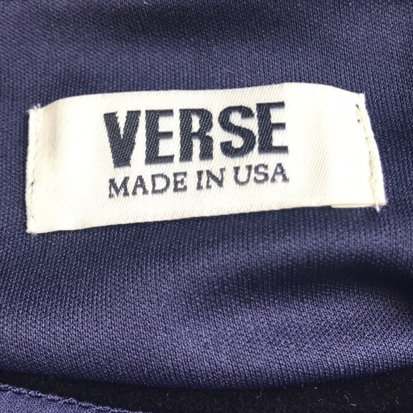 ๐HP๐ NWOT Verse Navy Floral Midi Dress with 3/4 Sleeves - Picture 3 of 8